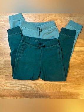 Primary Brand Teal and Dark Teal Kids Sweatpants